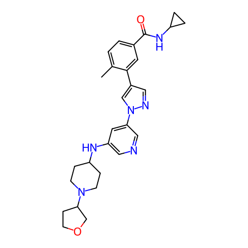 Chemical structure of BindingDB Monomer ID 303438