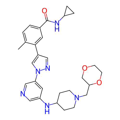 Chemical structure of BindingDB Monomer ID 303440