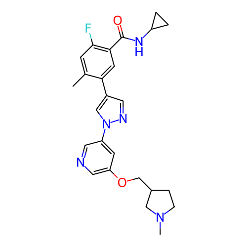 Chemical structure of BindingDB Monomer ID 303444
