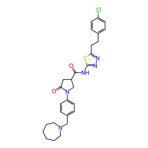 Chemical structure of BindingDB Monomer ID 303684