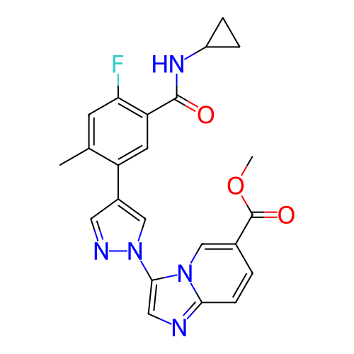 Chemical structure of BindingDB Monomer ID 303819