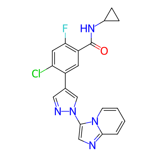 Chemical structure of BindingDB Monomer ID 303821