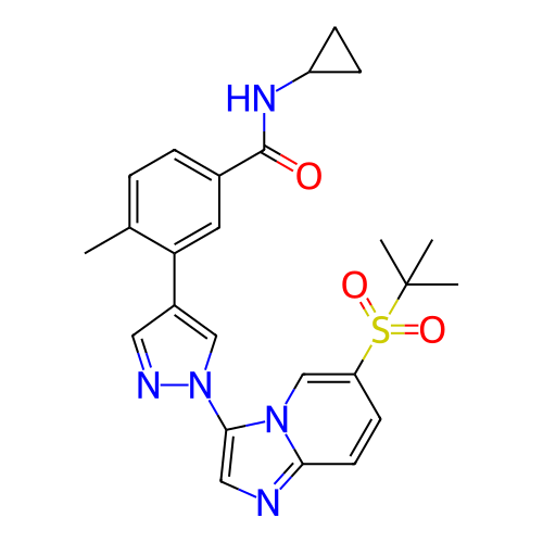 Chemical structure of BindingDB Monomer ID 303834