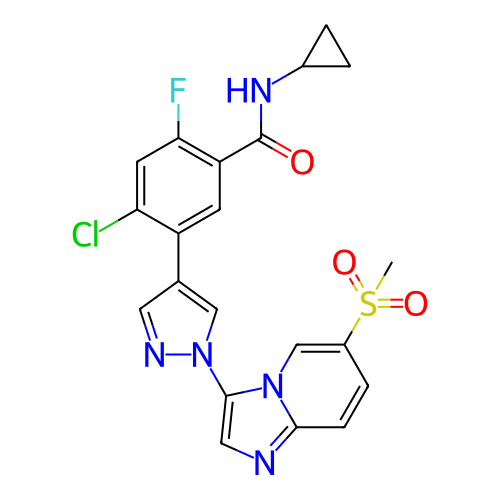 Chemical structure of BindingDB Monomer ID 303836
