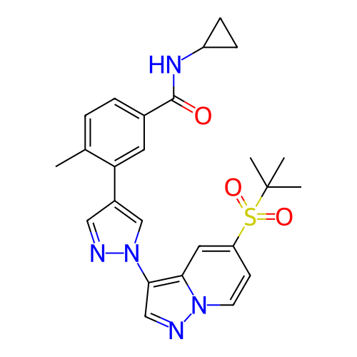 Chemical structure of BindingDB Monomer ID 303843