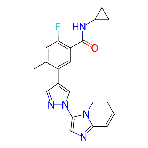 Chemical structure of BindingDB Monomer ID 303846