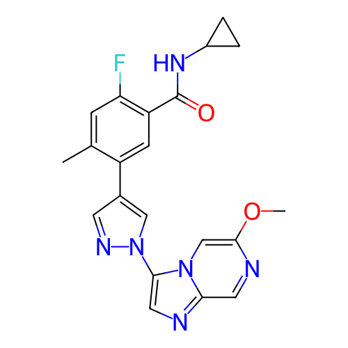 Chemical structure of BindingDB Monomer ID 303848