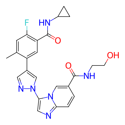 Chemical structure of BindingDB Monomer ID 303871
