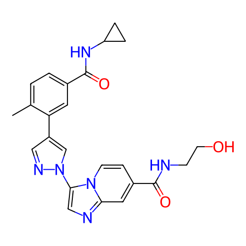 Chemical structure of BindingDB Monomer ID 303873
