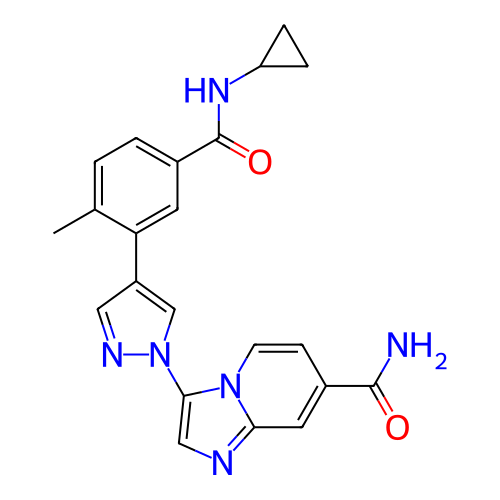 Chemical structure of BindingDB Monomer ID 303874