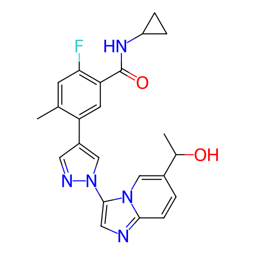 Chemical structure of BindingDB Monomer ID 303883