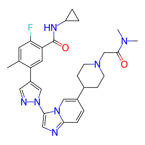Chemical structure of BindingDB Monomer ID 303906