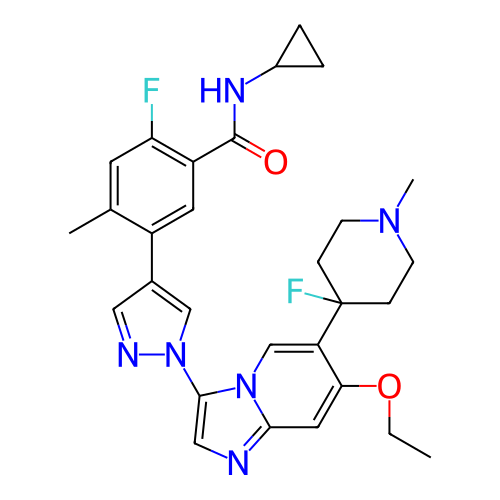 Chemical structure of BindingDB Monomer ID 303909
