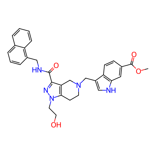 Chemical structure of BindingDB Monomer ID 304019