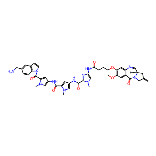 Chemical structure of BindingDB Monomer ID 304257