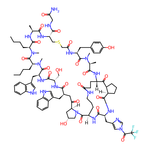 Chemical structure of BindingDB Monomer ID 304274