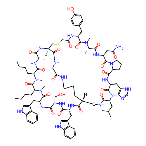 Chemical structure of BindingDB Monomer ID 304275