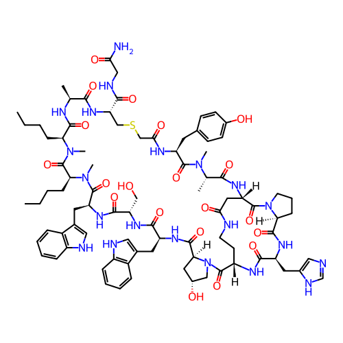 Chemical structure of BindingDB Monomer ID 304276