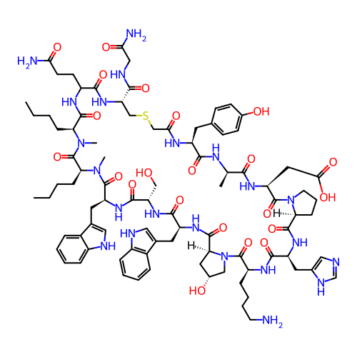 Chemical structure of BindingDB Monomer ID 304284