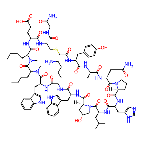 Chemical structure of BindingDB Monomer ID 304286