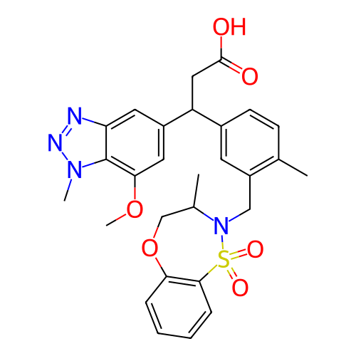 Chemical structure of BindingDB Monomer ID 304720