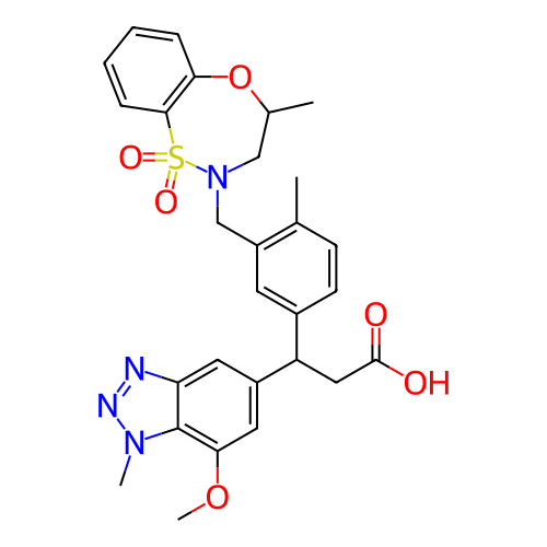 Chemical structure of BindingDB Monomer ID 304721