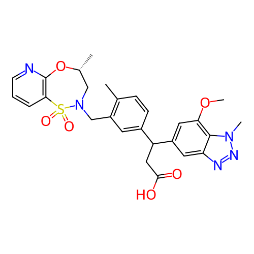 Chemical structure of BindingDB Monomer ID 304732