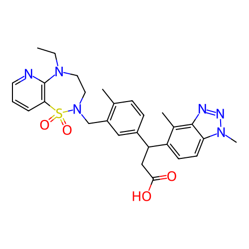 Chemical structure of BindingDB Monomer ID 304740