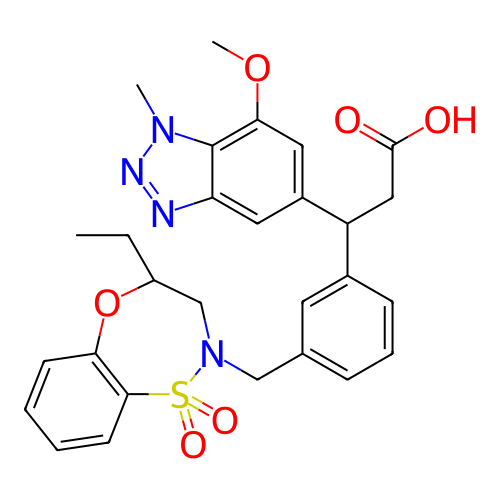 Chemical structure of BindingDB Monomer ID 304772