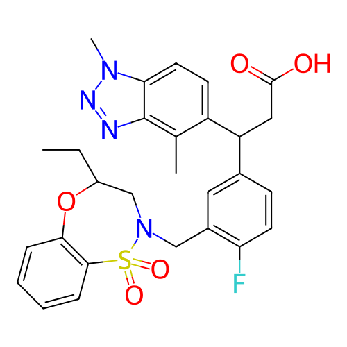 Chemical structure of BindingDB Monomer ID 304776