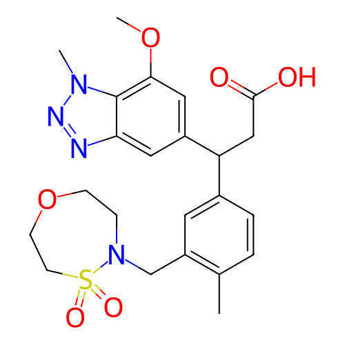 Chemical structure of BindingDB Monomer ID 304973