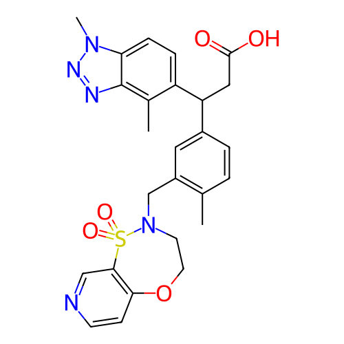 Chemical structure of BindingDB Monomer ID 304974