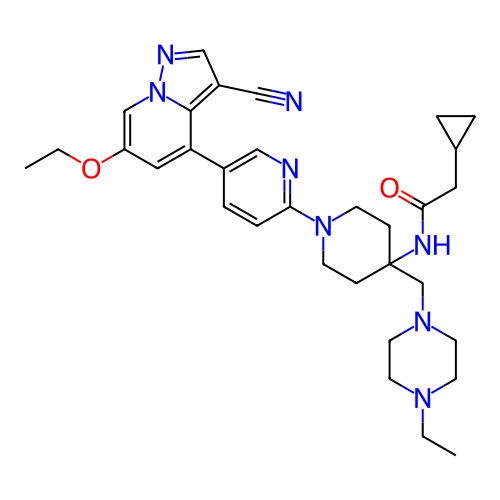 Chemical structure of BindingDB Monomer ID 305376