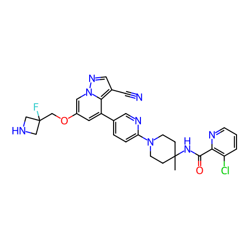 Chemical structure of BindingDB Monomer ID 305662