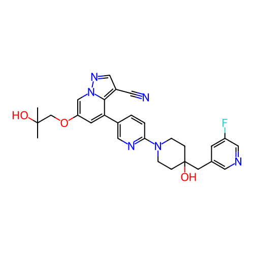 Chemical structure of BindingDB Monomer ID 305736