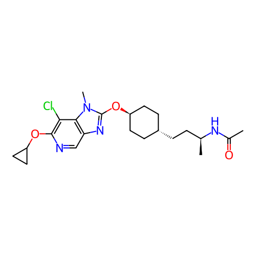 Chemical structure of BindingDB Monomer ID 307407