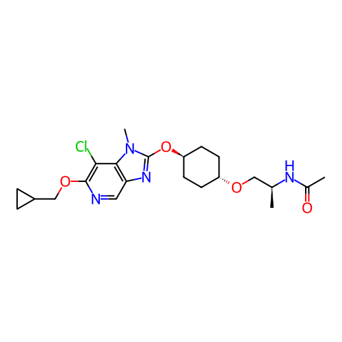 Chemical structure of BindingDB Monomer ID 307430