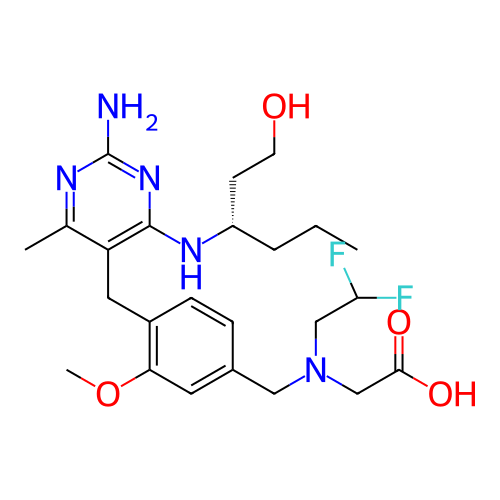 Chemical structure of BindingDB Monomer ID 307522