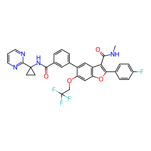Chemical structure of BindingDB Monomer ID 307534