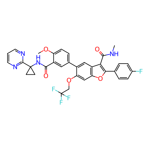 Chemical structure of BindingDB Monomer ID 307535