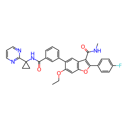 Chemical structure of BindingDB Monomer ID 307540