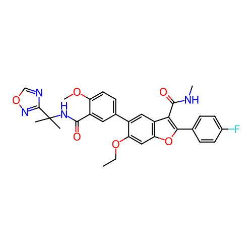 Chemical structure of BindingDB Monomer ID 307542