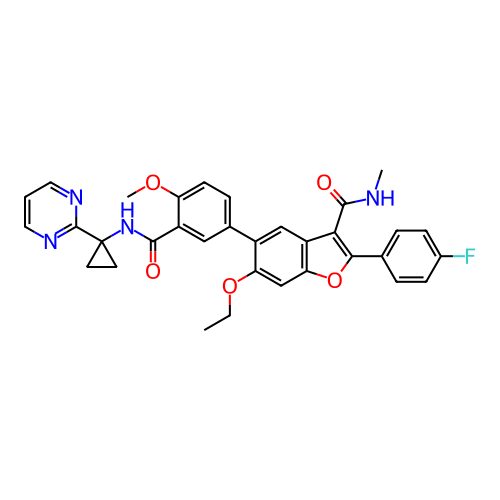 Chemical structure of BindingDB Monomer ID 307545