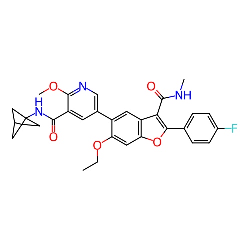 Chemical structure of BindingDB Monomer ID 307548
