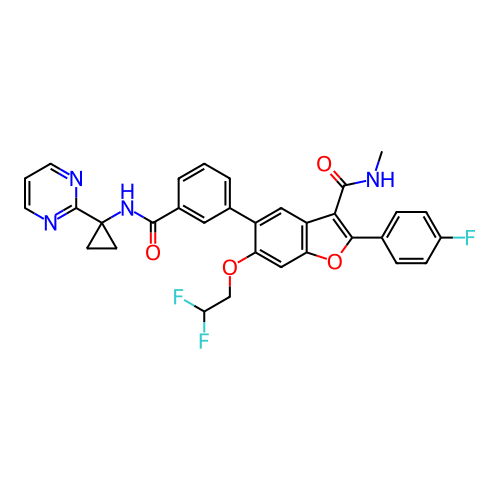 Chemical structure of BindingDB Monomer ID 307553