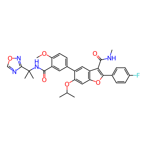 Chemical structure of BindingDB Monomer ID 307556