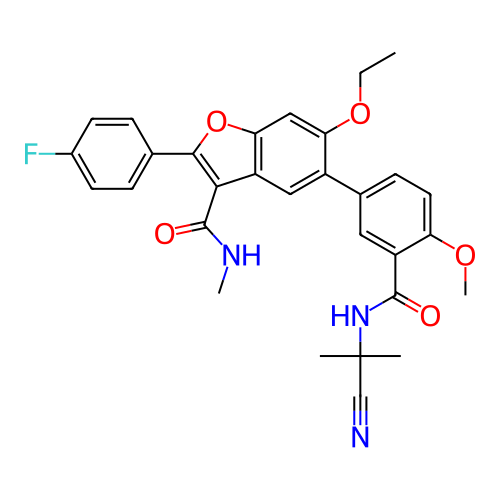 Chemical structure of BindingDB Monomer ID 307561