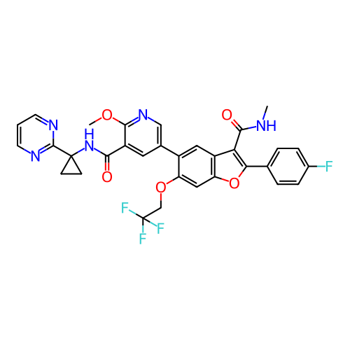 Chemical structure of BindingDB Monomer ID 307562