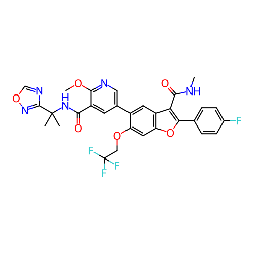Chemical structure of BindingDB Monomer ID 307564
