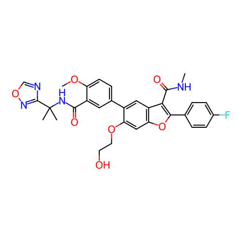 Chemical structure of BindingDB Monomer ID 307567